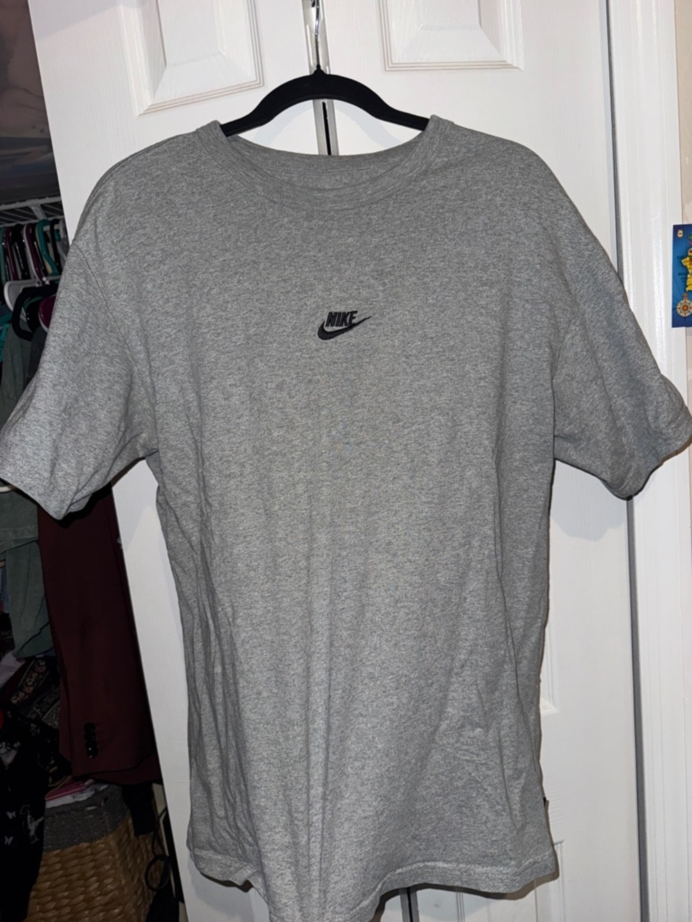 Nike Grey Short Sleeve Logo Tee